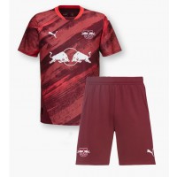 Camisa de time de futebol RB Leipzig Antonio Nusa #7 Replicas 2º Equipamento Infantil 2024-25 Manga Curta (+ Calças curtas)